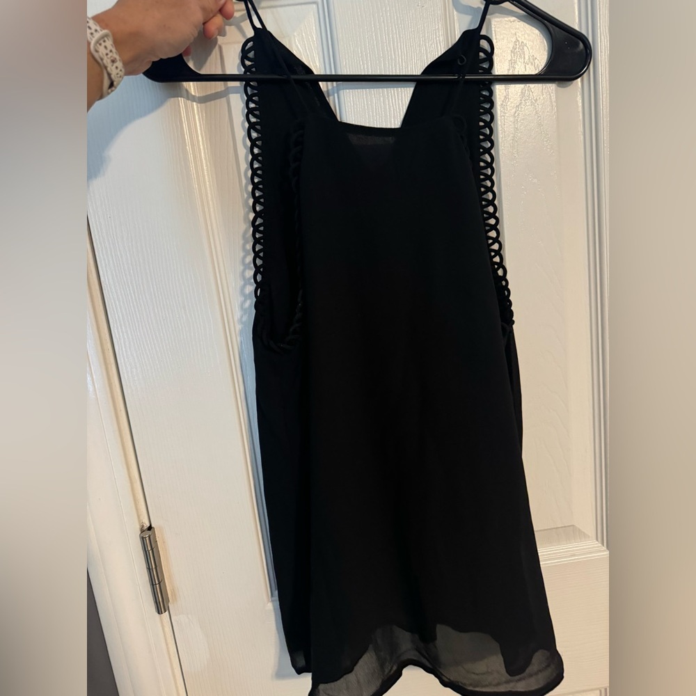 Naked Zebra black top with detailing